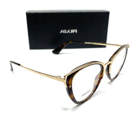 prada metal frame eyeglasses